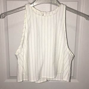 American apparel open back crop top